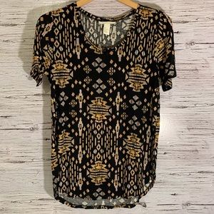 H&M Tribal print Top
